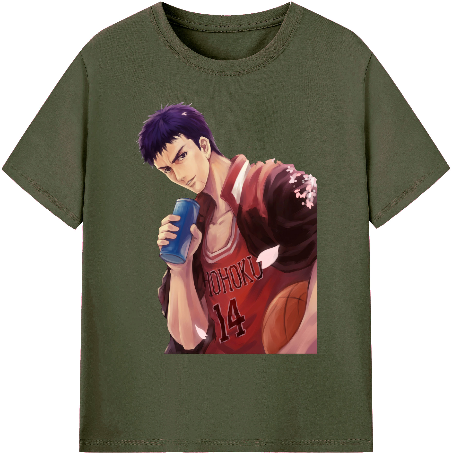 （画像用） SLAM DUNK／スラムダンク 綿100％ メンズ半袖Tシャツ｜肌触りやわらか＆通気性